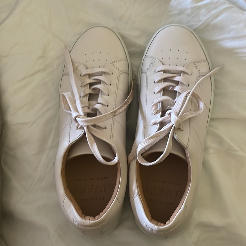 Pink Leather Greats shoes size 8.5 never worn